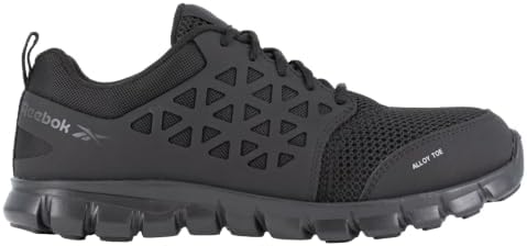 Reebok Men's Rb4041 Sublite Cushion Safety Toe Athletic Work Shoe Black