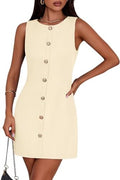 PRETTYGARDEN Women Business Casual Cocktail Work Short Dress