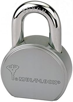 Mul-T-Lock Junior TSR Heavy Duty Round Body Padlock - Non Key Retaining- 7/16" Shackle (1" Inch Clearance)