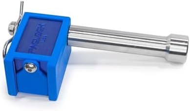 PACLOCK's 80-Series Trailer Hitch Lock, Standard Rekeyable (SR), 325" Pin, One Lock Keyed to a Number U-Pick! w/ 2 Keys, Blue