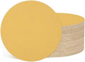 50Pcs Sanding Discs 8-7/8In 120Grit Hook and Loop Sandpapers Yellow