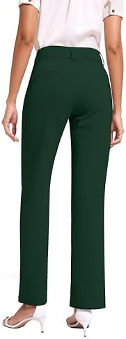 KICZOY Women Dress Pants Stretch Business Straight Leg with Pockets Wear to Work Casual 2026 Suitpants