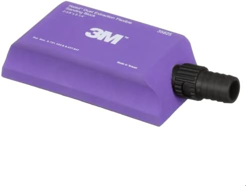3M Hookit Dust Extraction Flexible Sanding Block, 35825, 133 mm x 67 mm
