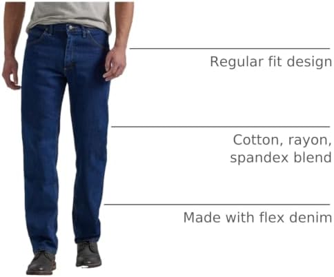 Wrangler Authentics Men's Classic 5-Pocket Regular Fit Flex Jean
