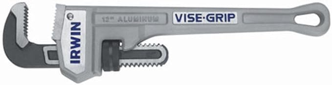 IRWIN VISE-GRIP Tools Cast Aluminum Pipe Wrench, 2-Inch Jaw Capacity, 12-Inch (2074112)