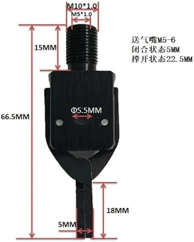 Manipulator Mini Fixture Robot Mini Fixture Accessories Pneumatic Mini, Inner Support Fixture with Magnetic Detection Device MINI-A-NC(D-NC2 (Square Head))