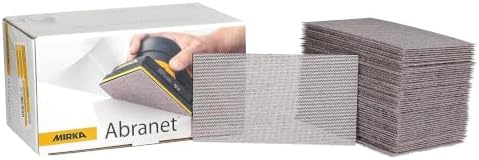 Mirka Abranet Sanding Discs 2.75x5 Inch Hook and Loop 50 Pack