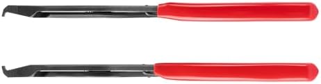 TEKTON 9 Inch Curved Tip Lock Ring Pliers | PRR53206