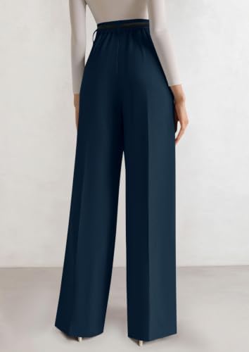 PRETTYGARDEN Women's Tailored Wide Leg Work Dress Pants
