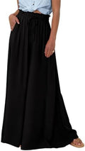 BTFBM Wide Leg Flowy Palazzo Pants for Women