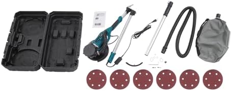 850W Variable Speed Drywall Sander, 110V Electric Ceiling Wall Sander 1300-2800RPM Power Sander Drywall for Decoration Companies and Property Management (Lake Blue)