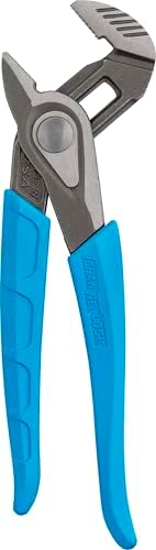CHANNELLOCK 428X 8-inch SPEEDGRIP Straight Jaw Tongue & Groove Pliers | Made in USA | Forged High Carbon Steel