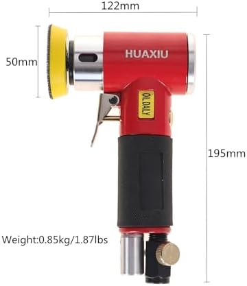 Mini Orbital Sander, High Speed Air Polisher for Auto Body Work & Detailing