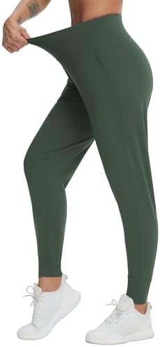 THE GYM PEOPLE Women's Workout Joggers Pants Lightweight Lounge Leggings