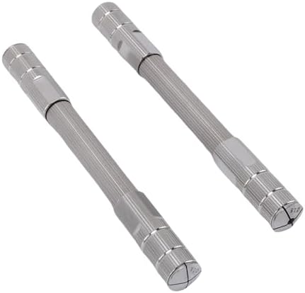 Aramox Pin Vise, Stainless Steel Hand Drill Tool for Jewelry Making and Watch Repair, Compact DualEnded Design with Precision Handling for Fine Tasks