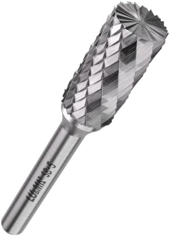 LU&MN SB-5 Tungsten Carbide Burr, 1/2" Head 1/4" Shank, 1 Pc