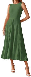 BTFBM Women Midi Bodycon Tank Dress