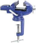 Holibanna 360 Degree Swivel Table Vise Clamp-on Bench Vise 50mm Mini Workholding Device for Woodworking Repair and Teaching Use with Rotating Swivel Base