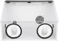2 Holes Fully Enclosed Electric Grinding Table Polisher Dust Box Acrylic Cover Dust Box w/LED Light and Fan for Polishing Machine