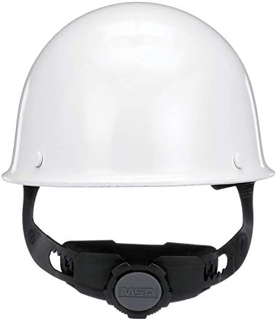 MSA Skullgard Cap Style Safety Hard Hat with Suspension - Non-Slotted Cap, Made of Phenolic Resin, Radiant Heat Loads up to 350F | Fas-Trac III Ratchet Suspension