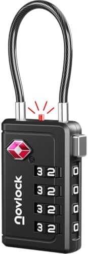 TSA Approved Luggage Locks, Travel Locks with Inspection Indicator