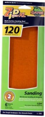Gator 7245 Zip XL Sanding Refill Sheets, 120-Grit, 6-Pk. - Quantity 5