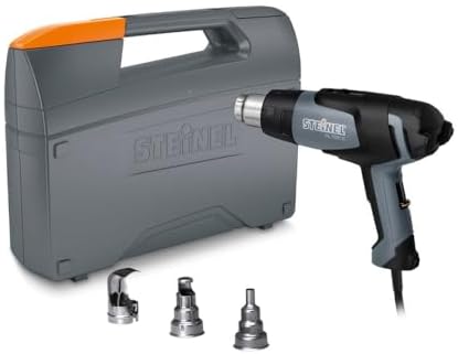 Steinel - 110051546 HL 1920 E Classic Kit - Heat Gun Set incl. hot air Gun with Adjustable Temperature & Airflow, for Soldering Pipes, Fitting Shrink tubing, thawing Frozen Pipes