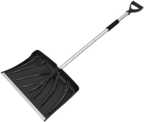 generic Snow Shovel Detachable Snow Pusher Aluminium Alloy Portable Outdoor Removal for Crushed Ice