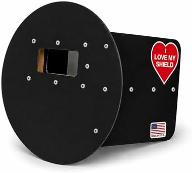 Black Pancake Welding Hood Right Handed, 2" x 4-1/4" Lens Welding Shield, ANSI Z87.1, Lightweight Low Profile Welding Hood