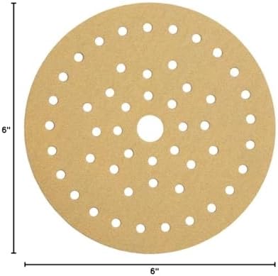 Mirka - Sandpaper - Gold Multifit 6 inch 120 Grit 50 Pack