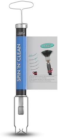 Axus Decor Spin'N'Clean Tool, Paint Roller Cleaner & Paint Brush Cleaner, Centrifugal Force for Instant Reuse, Compatible with core Rollers & Brush Sizes, to Suit 44mm core Rollers