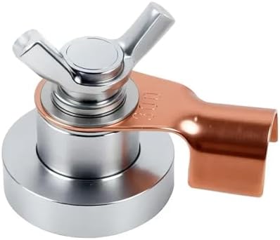 Welded Grounding Device Powerful Copper Electrode Welding Fixing Clamps Single Head Support 1Pcs(28mmX17mm)