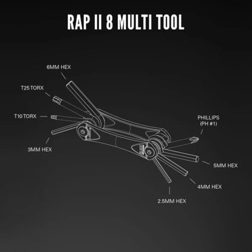 LEZYNE RAP II 8-in-1 Compact Bicycle Multi-Tool