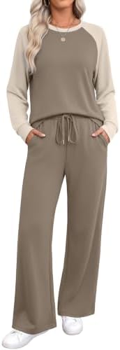 WIHOLL Lounge Sets for Women 2 Piece Fall Outfits 2026 Fashion S-2XL