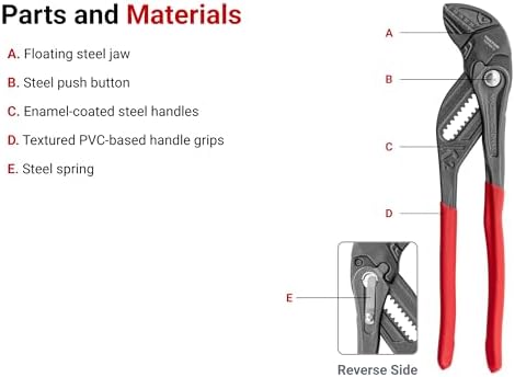 TEKTON 10 Inch Pliers Wrench | PGP36010