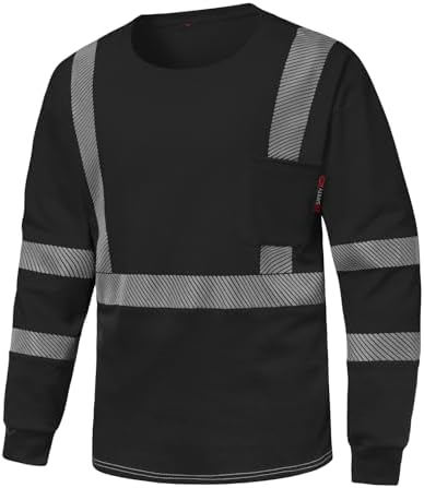 FR Shirts for Men, 6oz Hi Vis Flame Resistant Welding Shirt
