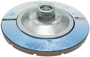 Concrete Grinding Wheel 5" Ceramic Diamond Cup Wheel for Floor Grinding, 50# Dry Edge Polishing Discs Fits Angle Grinder, 5/8"-11
