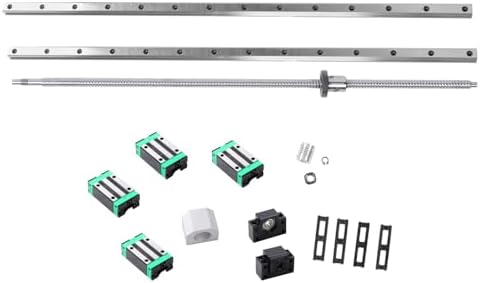 findmall 2 Pcs HGR20-800mm Linear Guide Rail Kit, 1Pcs SFU1605 Ballscrew