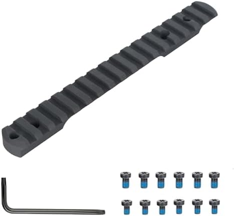 ohhunt Rail Mount 0 MOA Scope Mount Picatinny Steel with #6-48 #8-40 Screws Compatible with Remington 700 Short Action | Long Action (Long Action | 0 MOA)