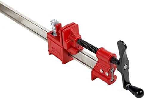 BESSEY IBEAM24, 24 In. Heavy Duty IBEAM Clamp, Red/Silver