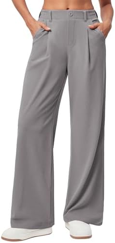Ewedoos Wide Leg Dress Work Pants for Women Business Casual Office Outfits
