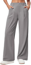 Ewedoos Wide Leg Dress Work Pants for Women Business Casual Office Outfits