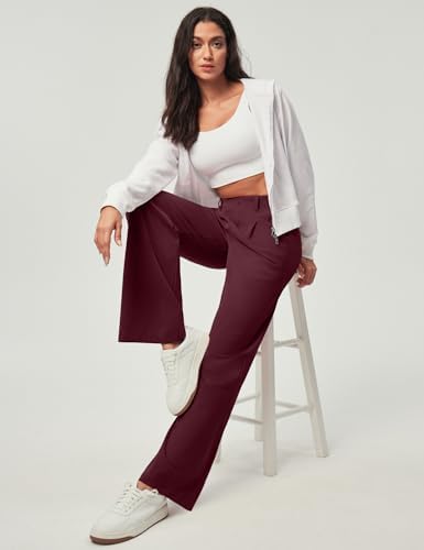 Ewedoos Wide Leg Dress Work Pants for Women Business Casual Office Outfits