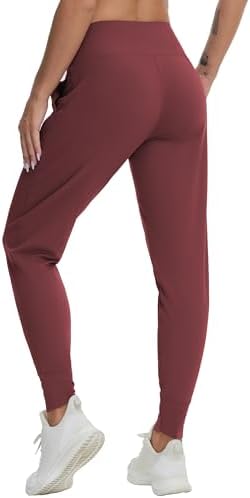 THE GYM PEOPLE Women's Workout Joggers Pants Lightweight Lounge Leggings