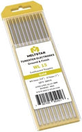 TIG Welding Tungsten Electrodes 1.5% Lanthanated Tungsten 1/8” x 7” (Gold, WL15) 10-Pack