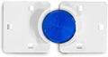 PACLOCK's UCS-7A/770 Hasp and Puck Kit, High Performance 6-Pin Cylinder, One Lock Keyed to a Number U-Pick! w/ 2 Keys, Blue Anodized Aluminum, Double Coated Grey Hasp