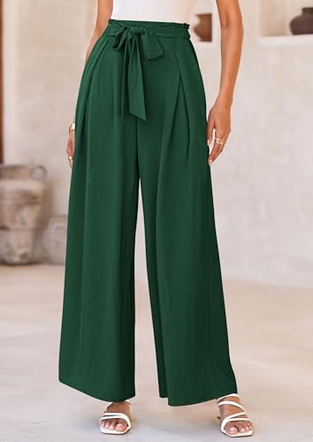 PRETTYGARDEN Women's Palazzo Wide Leg Work Dress Pants