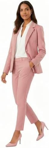 Marycrafts Women’s Two Piece Suits – Business Blazer Pant Suit Set, Professional Work Outfit for Office