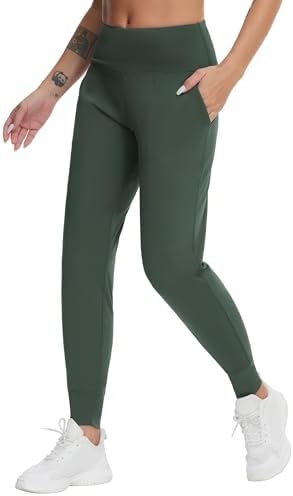 THE GYM PEOPLE Women's Workout Joggers Pants Lightweight Lounge Leggings