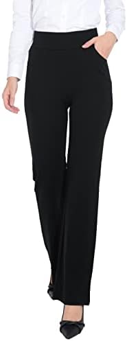 ZTN Womens Stretchy Dress Pants High Waist Work Casual